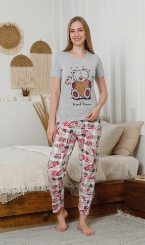 Baskılı Pijama Takımı
