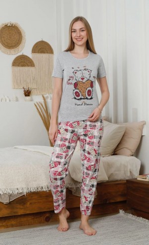 Baskılı Pijama Takımı