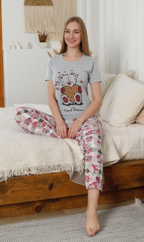 Baskılı Pijama Takımı