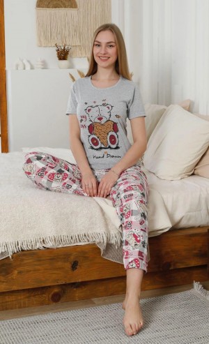 Baskılı Pijama Takımı