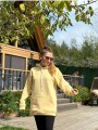 Üç İplik Şardonlu Sweatshirt Sarı Üç İplik Şardonlu Sweatshirt Sarı