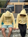 Üç İplik Şardonlu Sweatshirt Sarı Üç İplik Şardonlu Sweatshirt Sarı