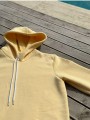 Üç İplik Şardonlu Sweatshirt Sarı Üç İplik Şardonlu Sweatshirt Sarı