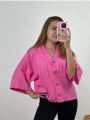 Yarasa Kol Gömlek Pembe