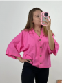 Yarasa Kol Gömlek Pembe