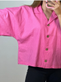 Yarasa Kol Gömlek Pembe Yarasa Kol Gömlek Pembe