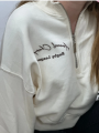 Dik Yaka Fermuarlı Crop Sweat Dik Yaka Fermuarlı Crop Sweat