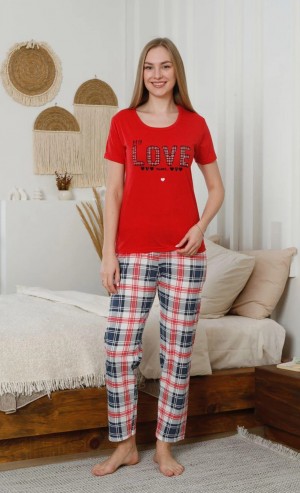 Baskılı Pijama Takımı lowe