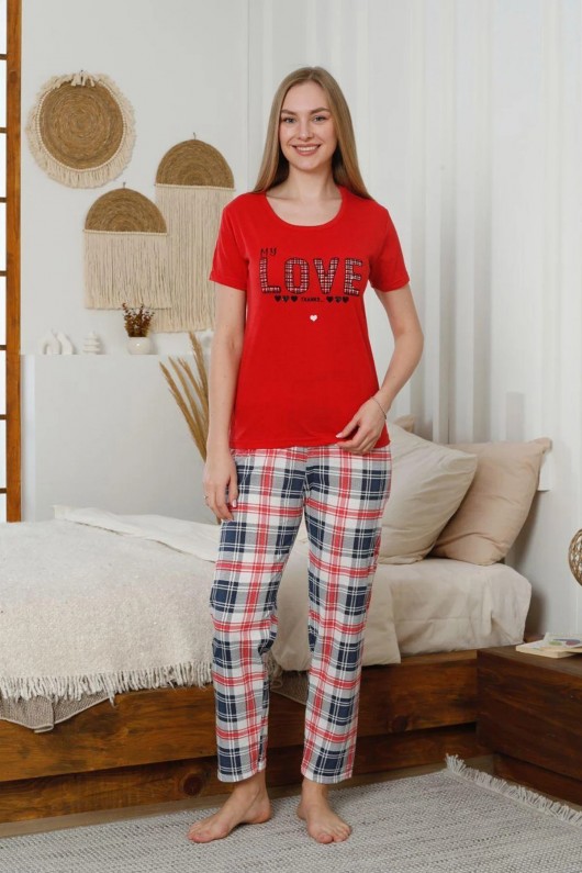 Baskılı Pijama Takımı lowe Baskılı Pijama Takımı lowe