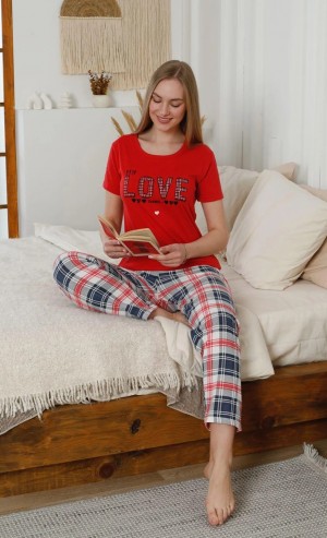 Baskılı Pijama Takımı lowe