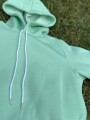 Üç İplik Şardonlu Sweatshirt Unisex Su yeşili