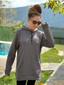 Üç İplik Şardonlu Sweatshirt Unisex Gri