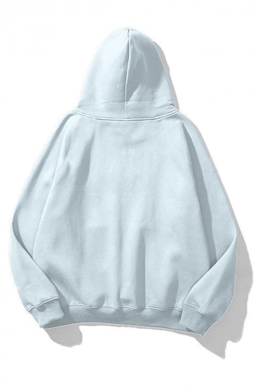 Üç İplik Şardonlu Sweatshirt Unisex Yeşil açık Açık mavi