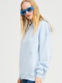 Üç İplik Şardonlu Sweatshirt Unisex Yeşil açık Açık mavi