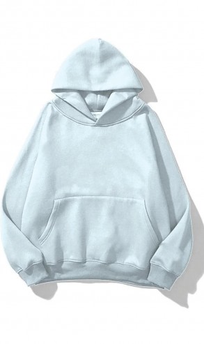 Üç İplik Şardonlu Sweatshirt Unisex Yeşil açık Açık mavi