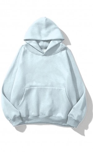 Üç İplik Şardonlu Sweatshirt Unisex Yeşil açık Açık mavi