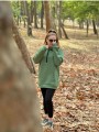 Üç İplik Şardonlu Sweatshirt Unisex Çimen Yeşil