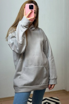 Üç İplik Şardonlu Sweatshirt Unisex Açık Gıri