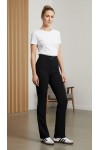 Straight Likralı Siyah Pantolon