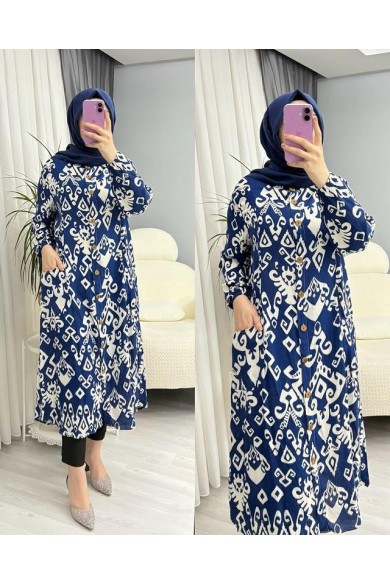 Boydan Düğmeli̇ Tuni̇k