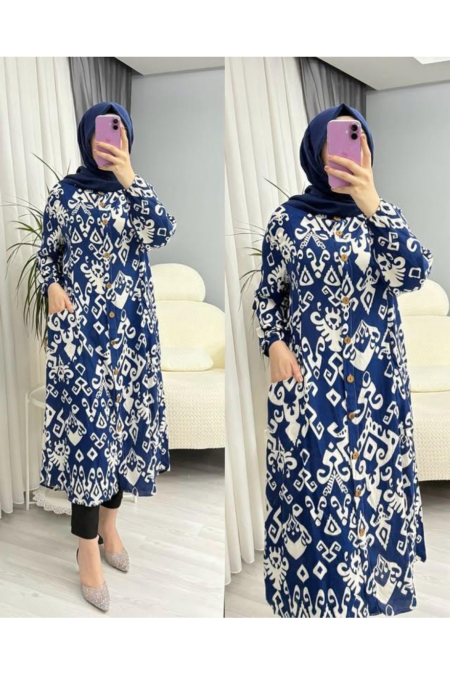 Boydan Düğmeli̇ Tuni̇k