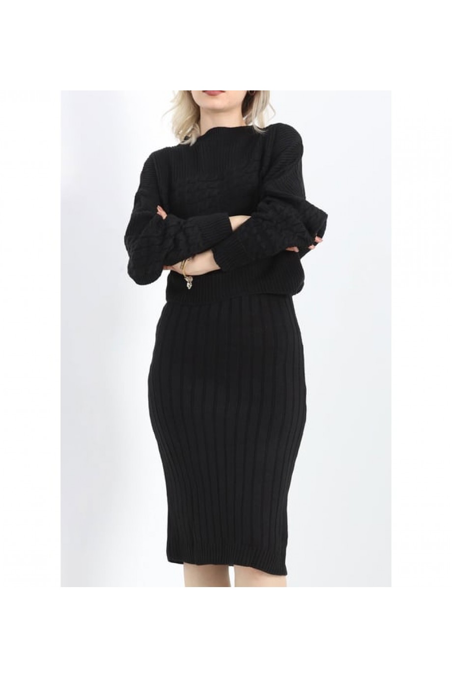 Yarasakol Triko Takım siyah