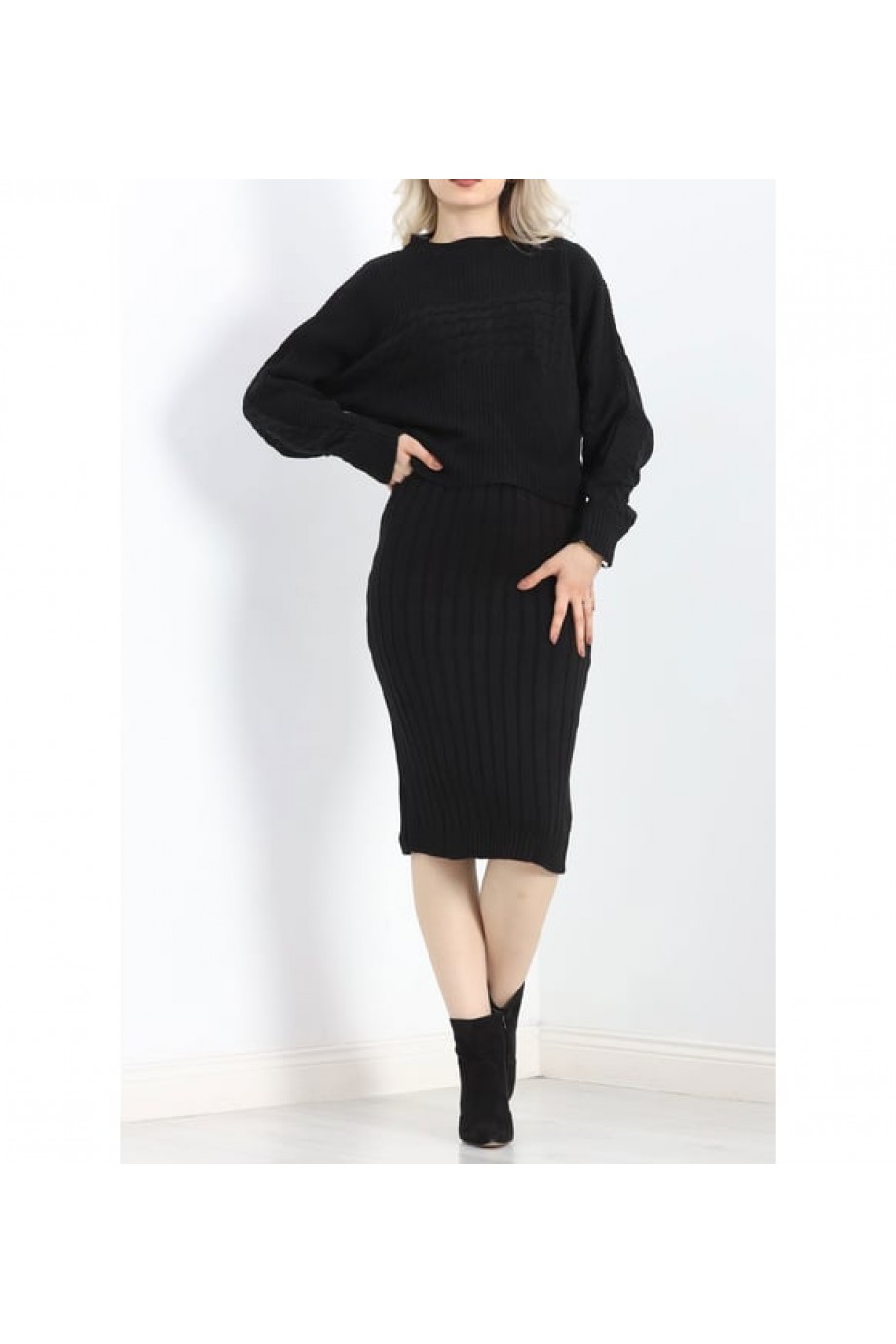 Yarasakol Triko Takım siyah