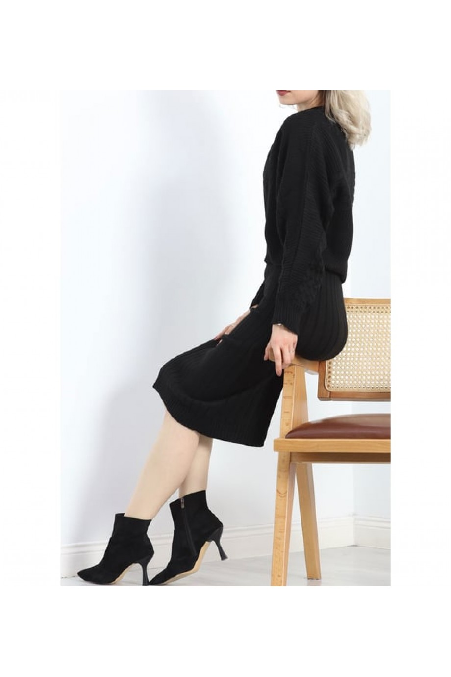 Yarasakol Triko Takım siyah